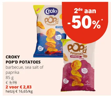 Aanbieding: Pop'd potatoes