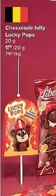 Promotie: Chocolade lolly Lucky Pops
