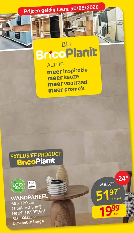 Promotie: Wandpaneel