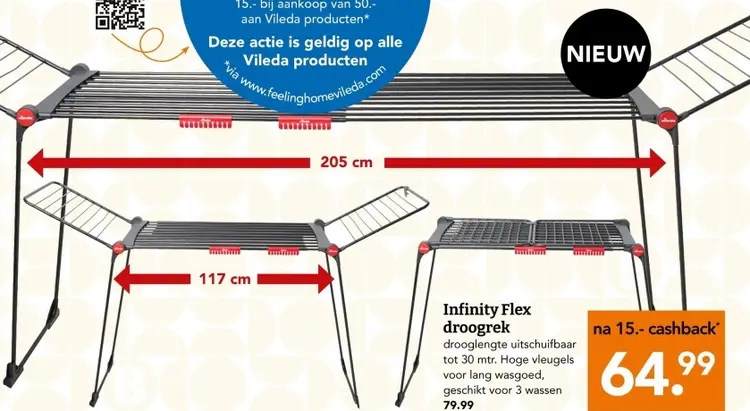 Aanbieding: Infinity Flex droogrek