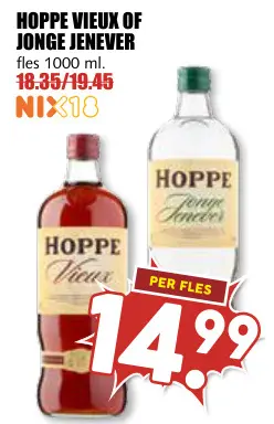 Aanbieding: Hoppe vieux of jonge jenever