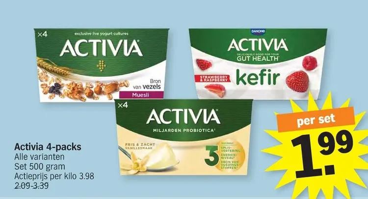 Promotie: Activia 4-packs