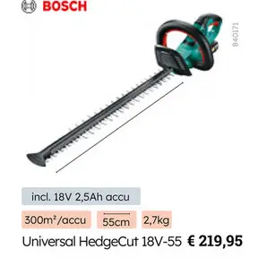 Aanbieding: Universal HedgeCut 18V-55