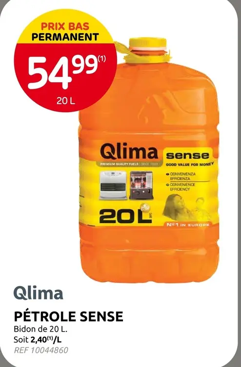 Offre: Pétrole sense