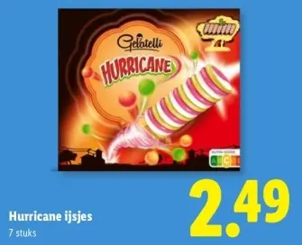 Aanbieding: Hurricane ijsjes