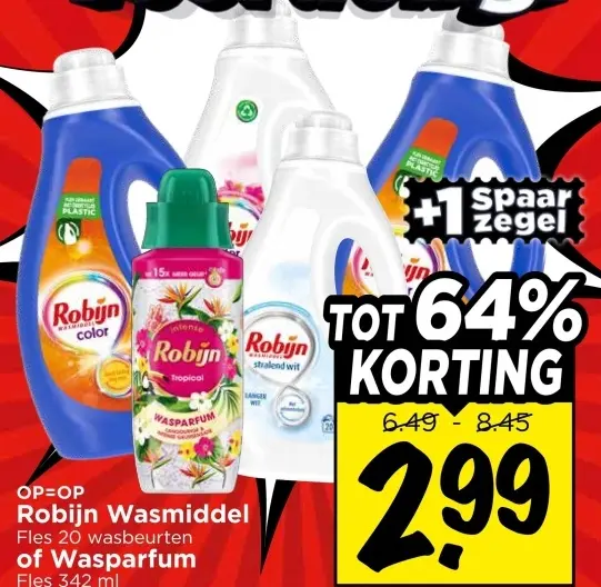 Robijn Wasmiddel of Wasparfum