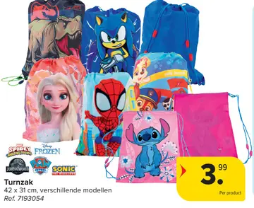 Aanbieding: Turnzak