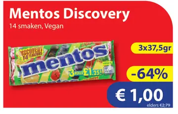 Aanbieding: Mentos Discovery