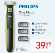 Promotie: One blade
