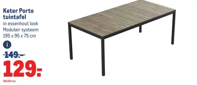 Aanbieding: Keter Porto tuintafel