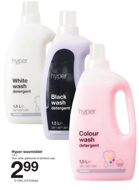 Promotie: Hyper wasmiddel