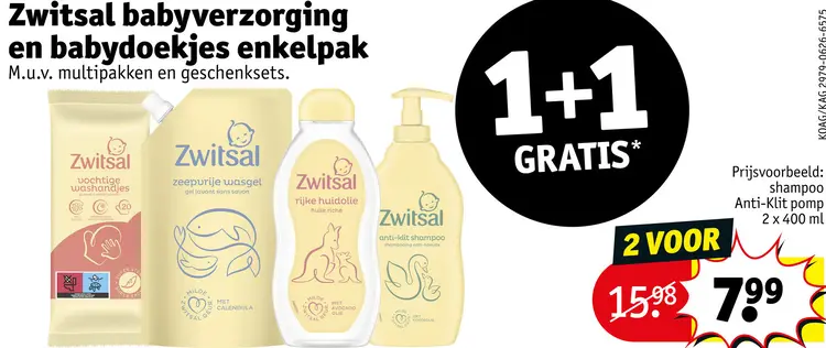 Aanbieding: Babyverzorging en babydoekjes enkelpak