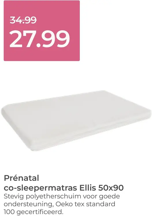 Aanbieding: Co-sleepermatras Ellis