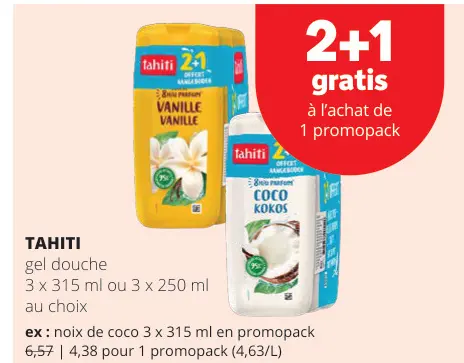 Offre: Gel douche
