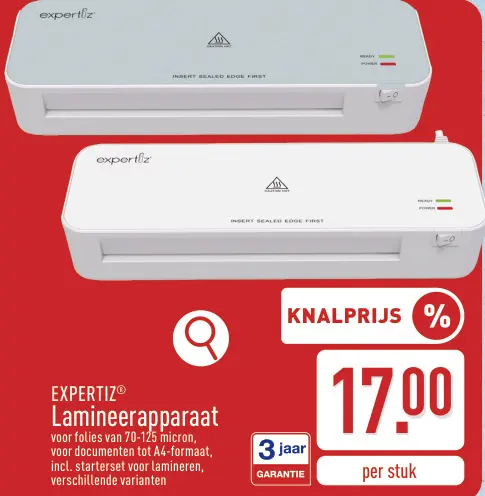 Promotie: Lamineerapparaat