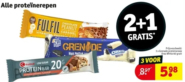 Promotie: Proteïnerepen