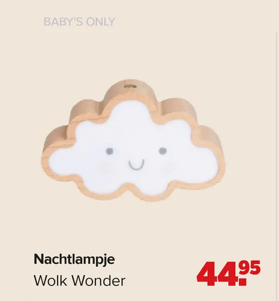 Aanbieding: Nachtlampje Wolk Wonder