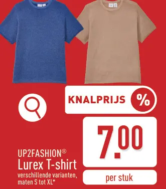Promotie: Lurex T-shirt