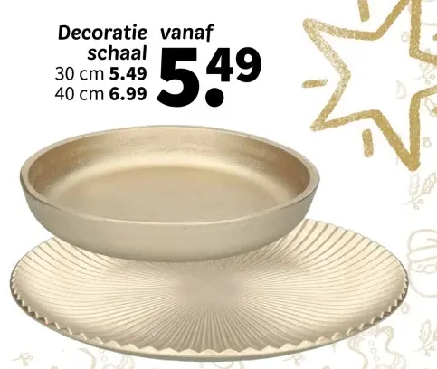Aanbieding: Decoratie schaal