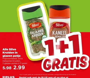 Aanbieding: Alle Silvo Kruiden in glazen potje