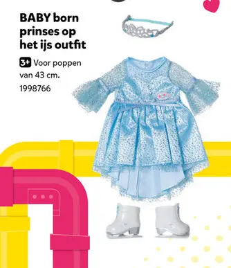 Aanbieding: BABY born prinses op het ijs outfit