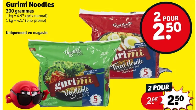 Offre: Gurimi Noodles