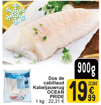 Aanbieding: Dos de cabillaud / Kabeljauwrug
