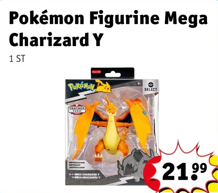 Offre: Pokémon Figurine Mega Charizard Y