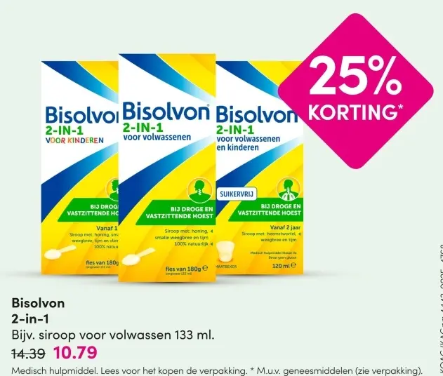Aanbieding: Bisolvon 2-in-1