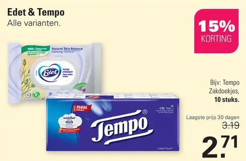 Aanbieding: Edet & Tempo