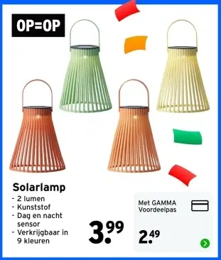 Aanbieding: Solarlamp