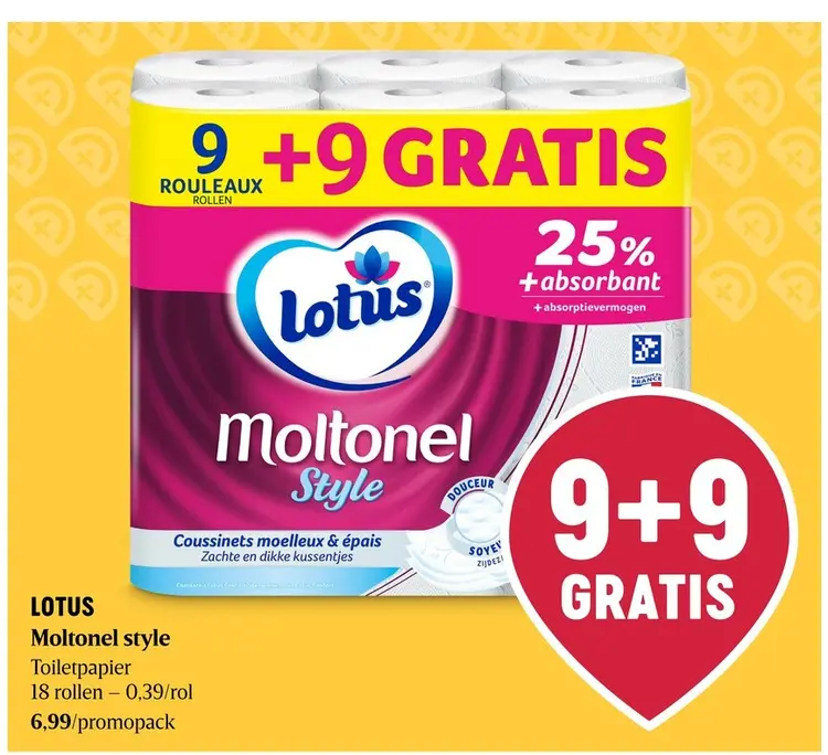 Promotie: Moltonel style toiletpapier