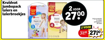 Aanbieding: Kruidvat jumbopack luiers en luierbroekjes