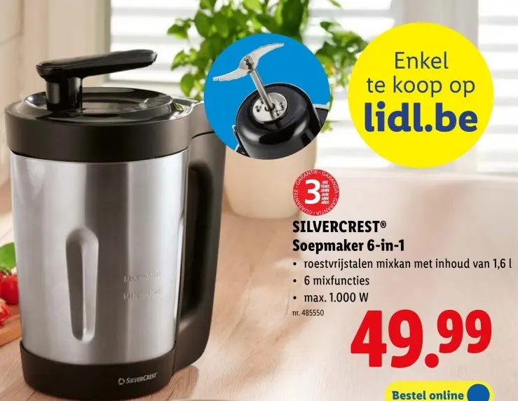 Promotie: Soepmaker 6-in-1