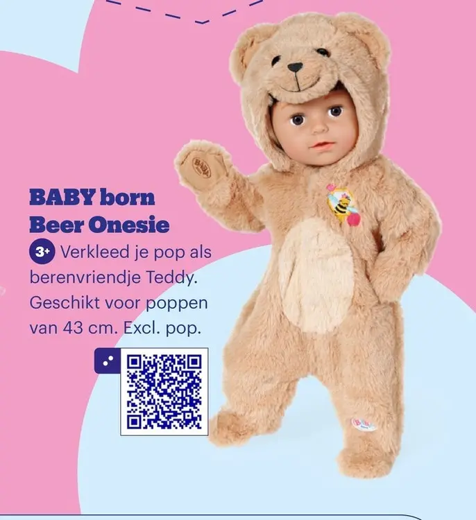Promotie: BABY born Beer Onesie & Zeemeerminjurk