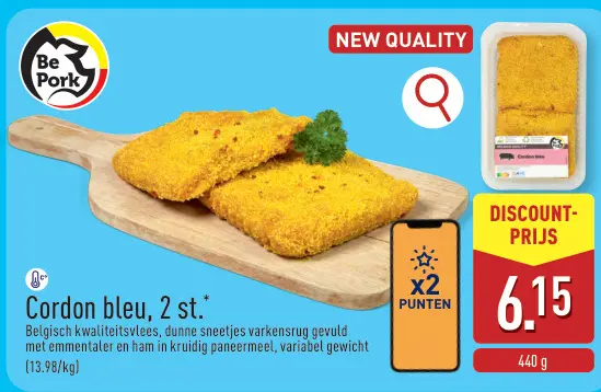 Promotie: Cordon bleu