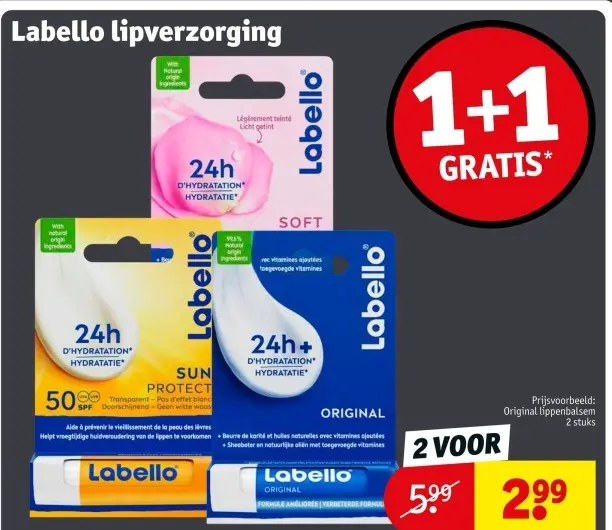 Aanbieding: Labello lipverzorging