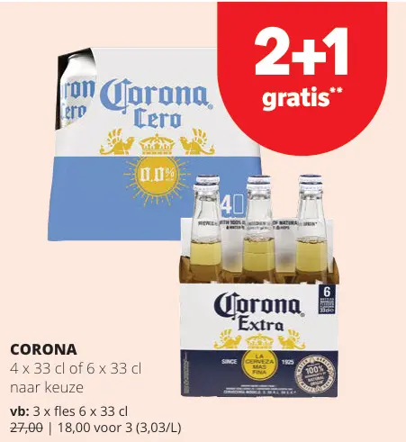 Promotie: Corona