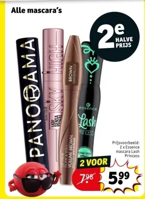 Promotie: Alle mascara's