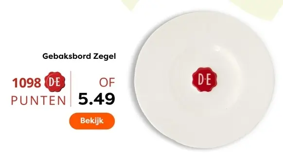 Aanbieding: Gebaksbord Zegel
