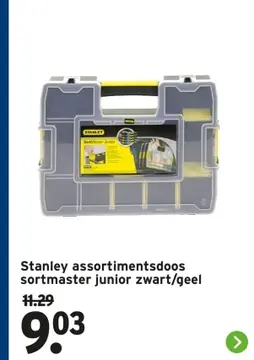 Aanbieding: Stanley assortimentsdoos sortmaster junior
