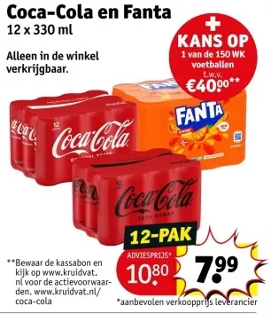 Aanbieding: Coca-Cola en Fanta