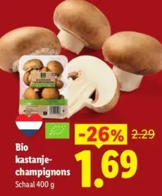Aanbieding: Kastanjechampignons