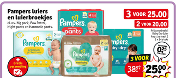 Aanbieding: Pampers luiers en luierbroekjes