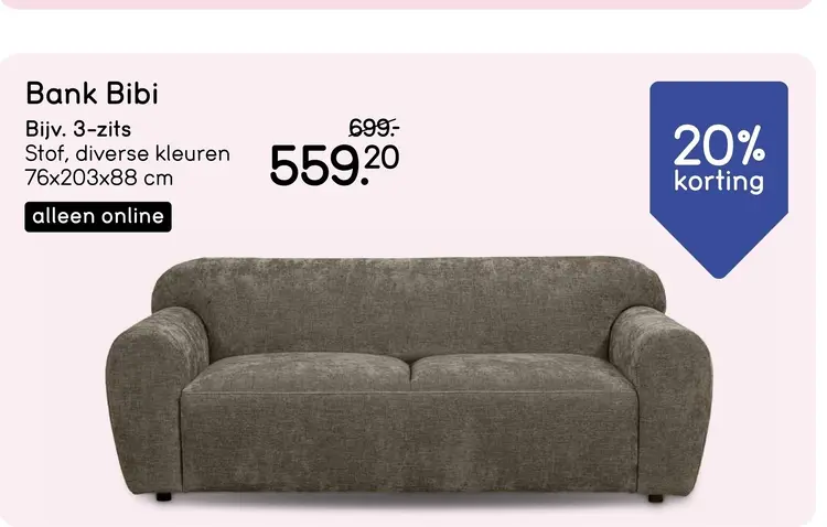 Aanbieding: Bank Bibi