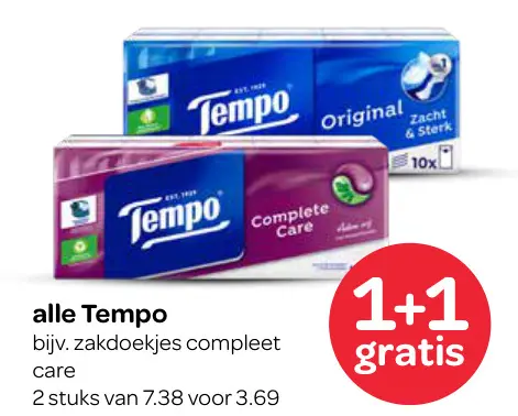 Aanbieding: Tempo