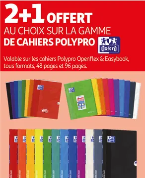 Offre: Cahiers polypro