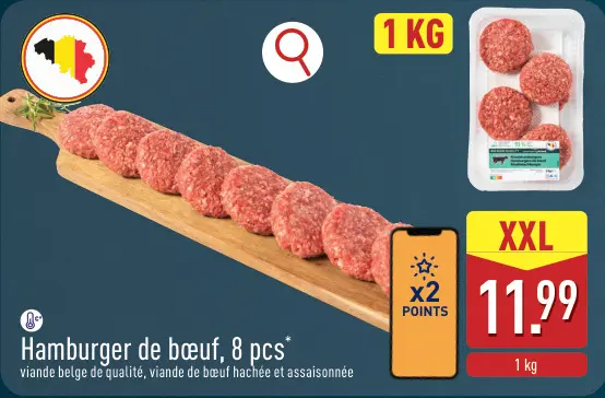 Offre: Hamburger de bœuf