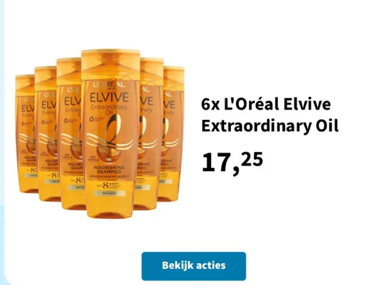 Promotie: L'Oréal Elvive Extraordinary Oil