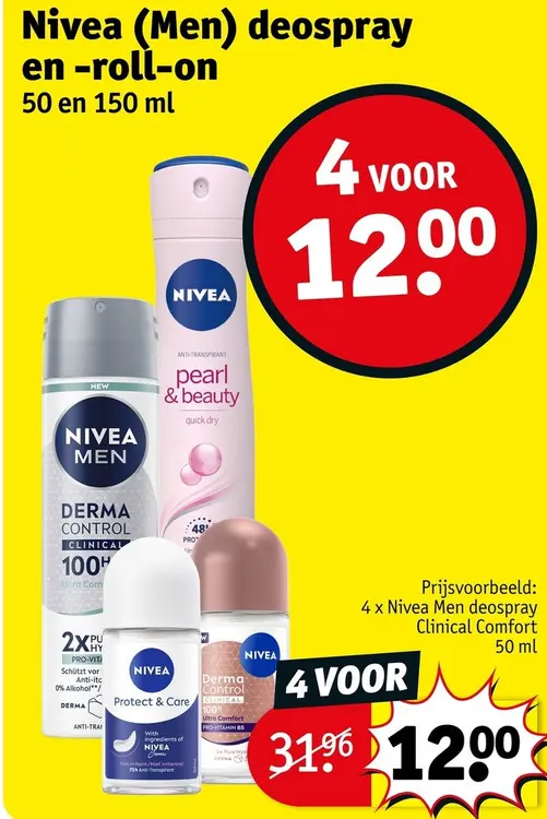 Promotie: Deospray en -roll-on